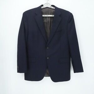 SuitSupply Blazer Mens 44R Navy Napoli Pure Wool S110 Zignone Business Italy